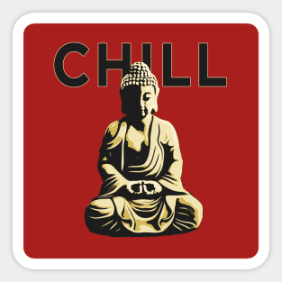 Buddha Chill Sticker